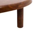 Pierre Chapo. Coffee table in solid blond elm. 1970s.