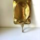 Vintage Scandinavian Brass Wall Candle holder Sconce height 28 cm