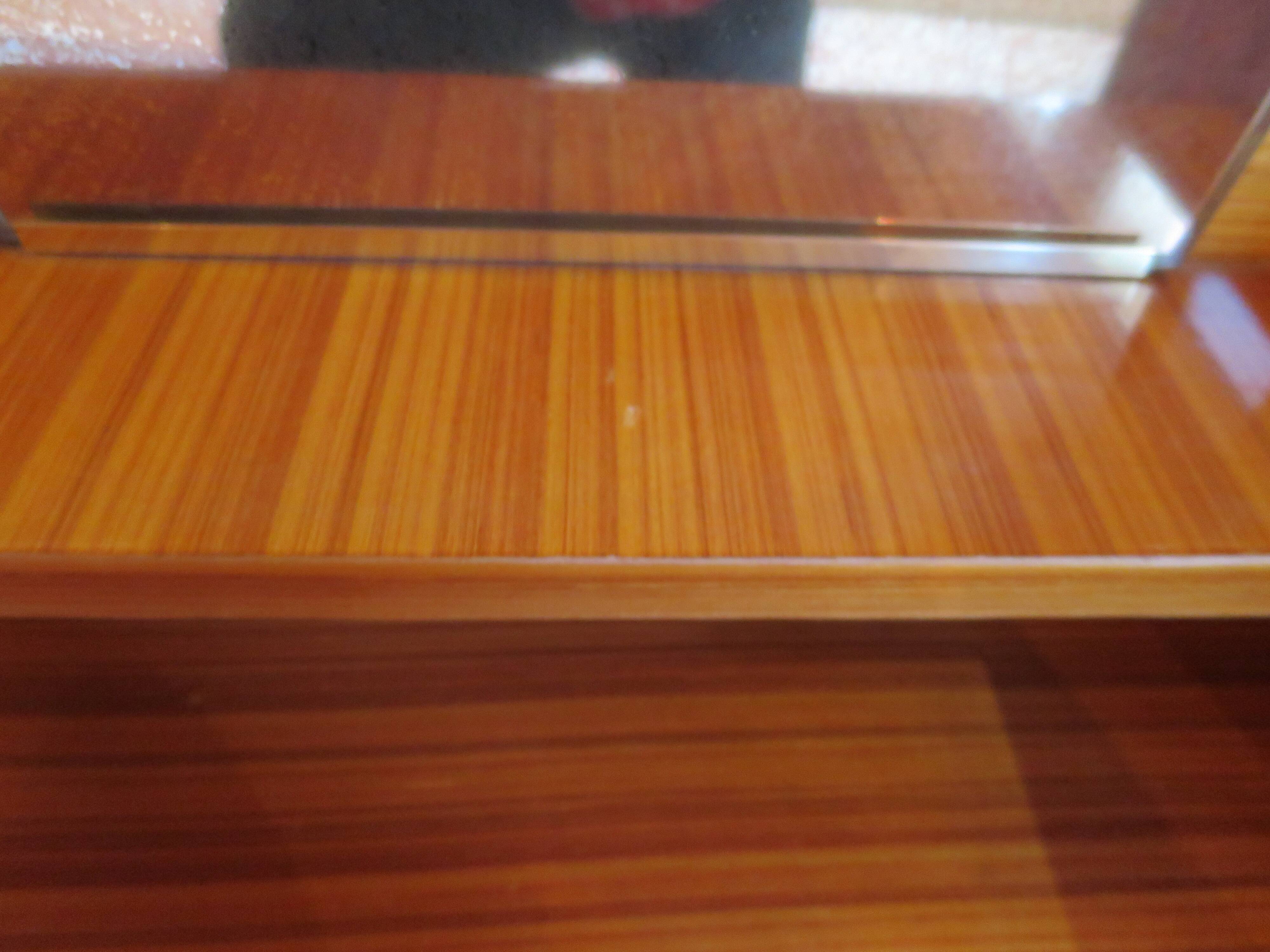 Console dressing table - hall furniture - drawer and mirror - 60s - vintage - modernist