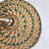 Japanese straw hat pendant lamp