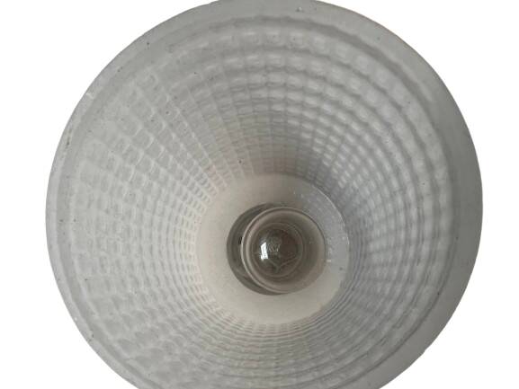 Pair of wood and glass wall sconces