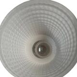 Pair of wood and glass wall sconces