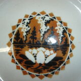 Pair Art Deco: plate mill of the Wolves of 1930/40