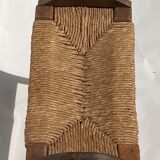 Antique monastry wicker stool or hocker