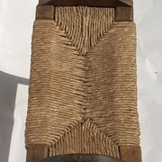 Tabouret en osier monastry antique ou hocker
