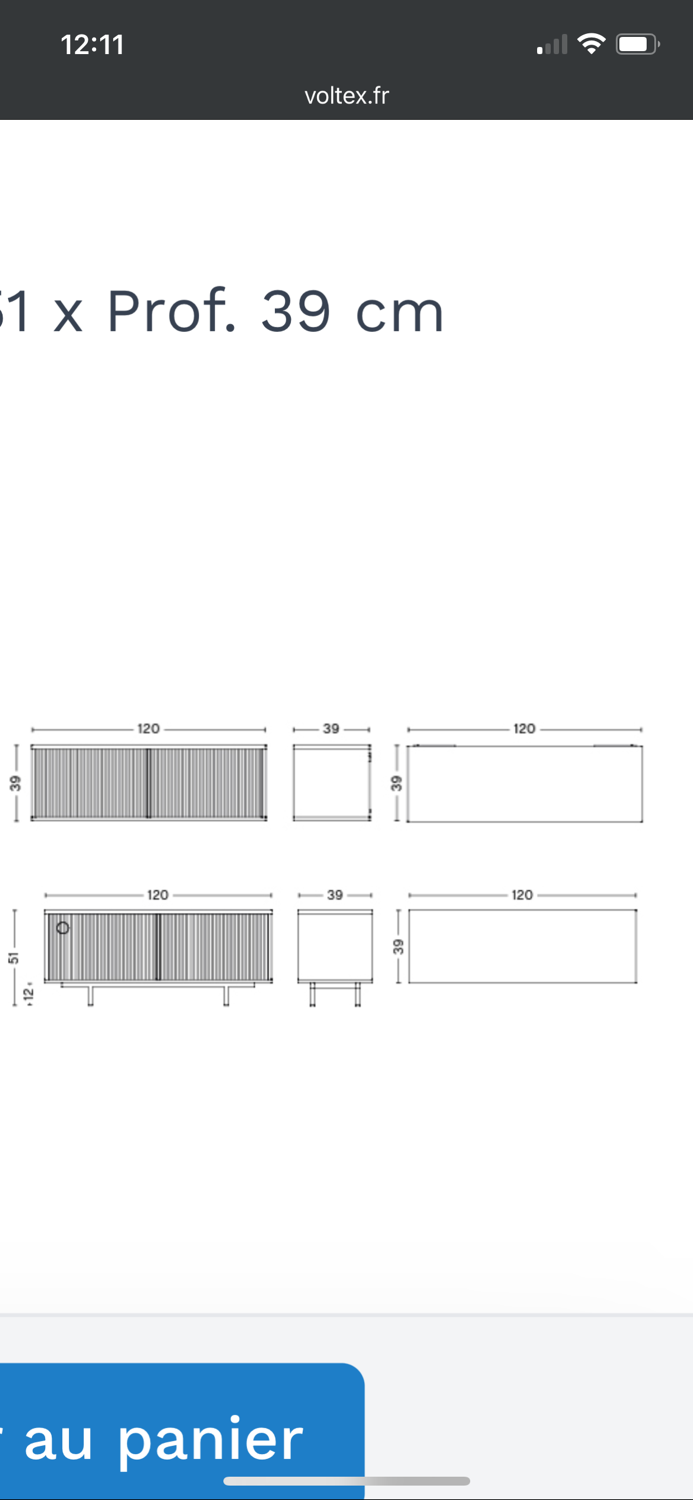 Color Cabinet - Buffet bas