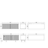 Color Cabinet - Buffet bas