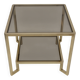 Guy Lefevre Square Brass Coffee Table for Maison Jansen, France 1970s