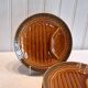 6 asparagus plates stamped "Sarreguemines" on the back in very good condition.