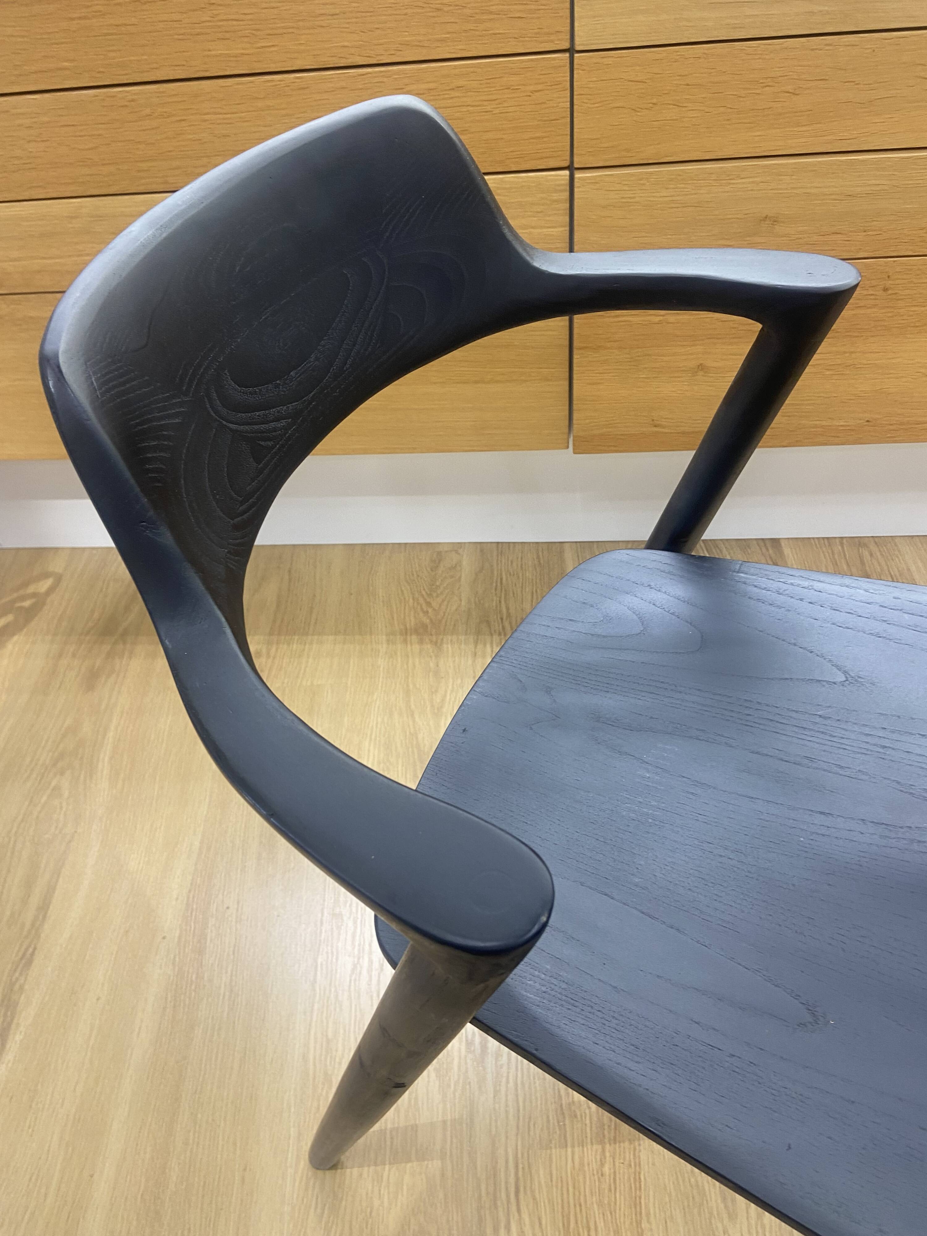 Hiro chair black teak