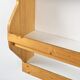 Wall-mounted pine cabinet, Les Arcs 1800, circa 1970