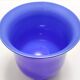 Royal Blue Opaline Glass Vase by Paolo Venini, "Anni Trenta" series