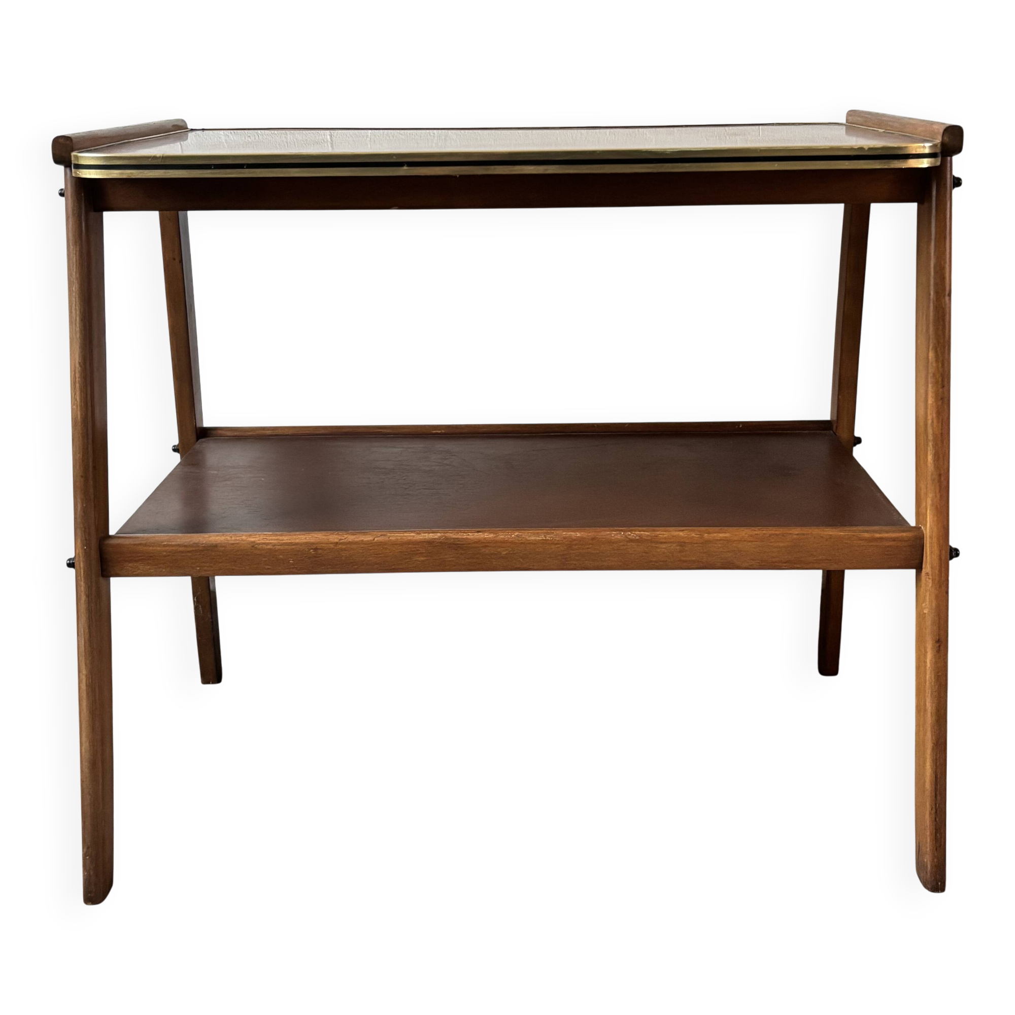 Sideboard / Vintage Scandinavian bar cart in teak (1960s)