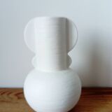vase blanc design à double anses