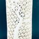 Openwork lamp in white Chinese porcelain – 31 cm