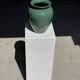 Large deep water green ceramic vase H26 D22
