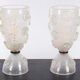 Design set of blown Murano glass table lamps by Barovier & Toso, 1950s