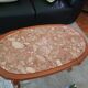 Marble top coffee table