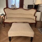 Napoleon III Sofa with Footrest