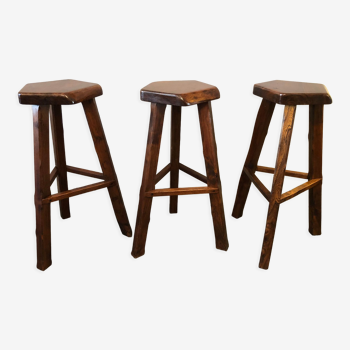 3 tripod bar stools