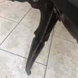 Vintage marble and brass coffee table