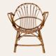 Paire de fauteuils coquille vintage 1950