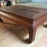 Table basse en bois et canage