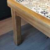 Table de ferme carreaux de ciments