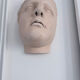 Wall sculpture of the face of the Venus de Milo in plaster.