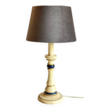 VINTAGE LAMP in Italian CHIC Turned Wood