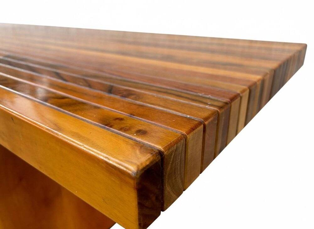 Large Italian Wooden Sideboard, 1970s