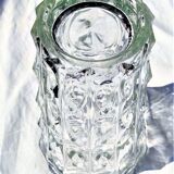 Glass vase with spikes year 60s70s