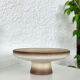 Artisanal ceramic compote bowl "Serra", 1960