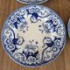 Set of 4 flat plates Creil & Montereau model Flora