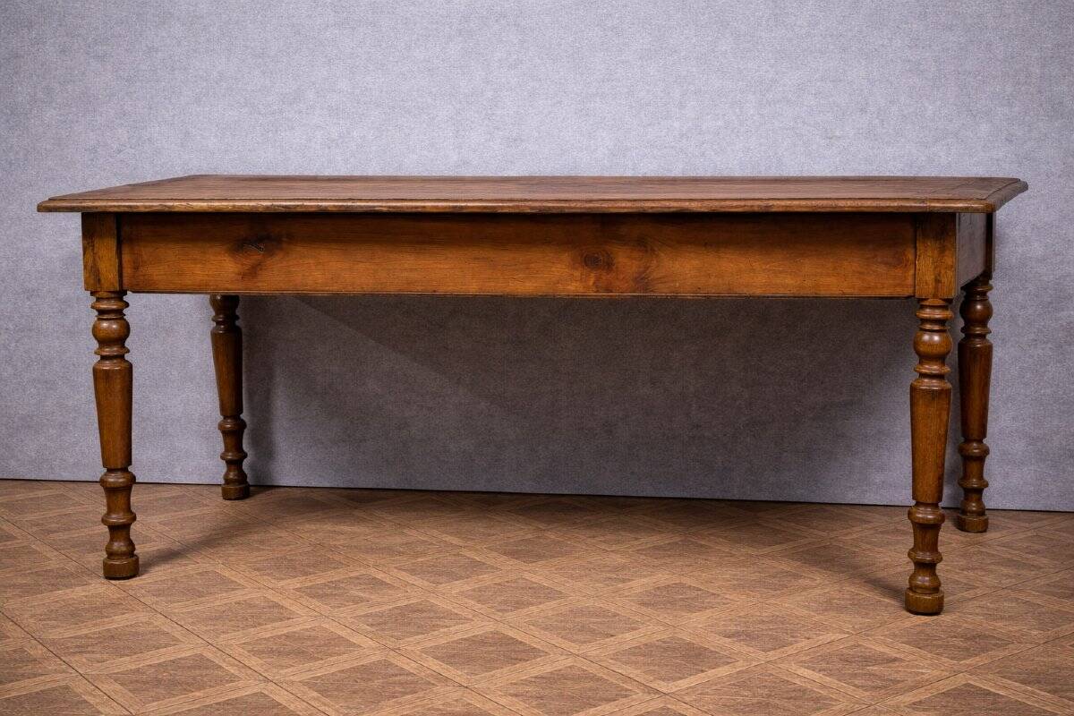 Large antique solid wood table – Country/rustic style
