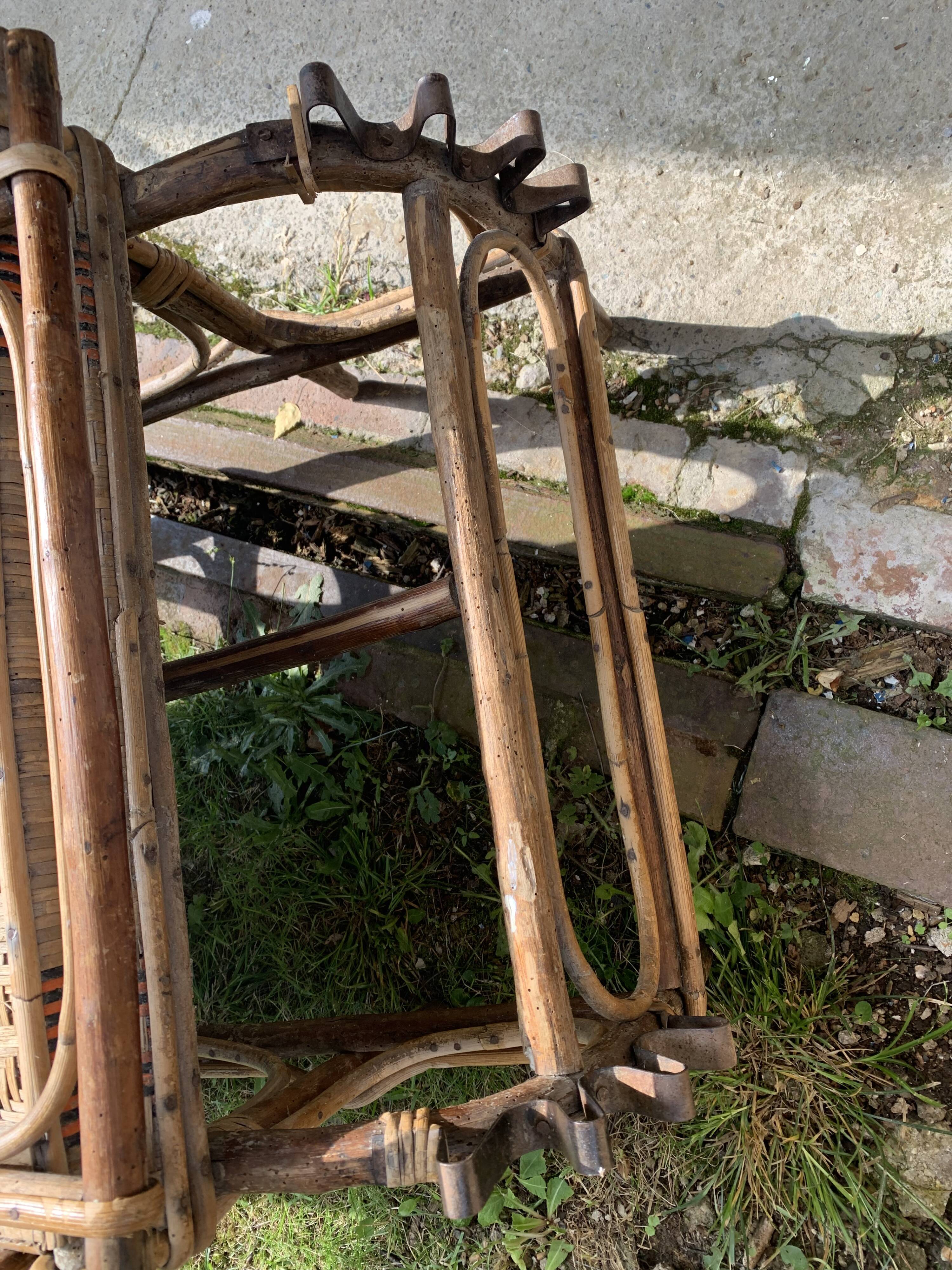 Chilean commoner wicker lounge chair