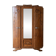 Antique Art Deco wardrobe in carved wood with mirror