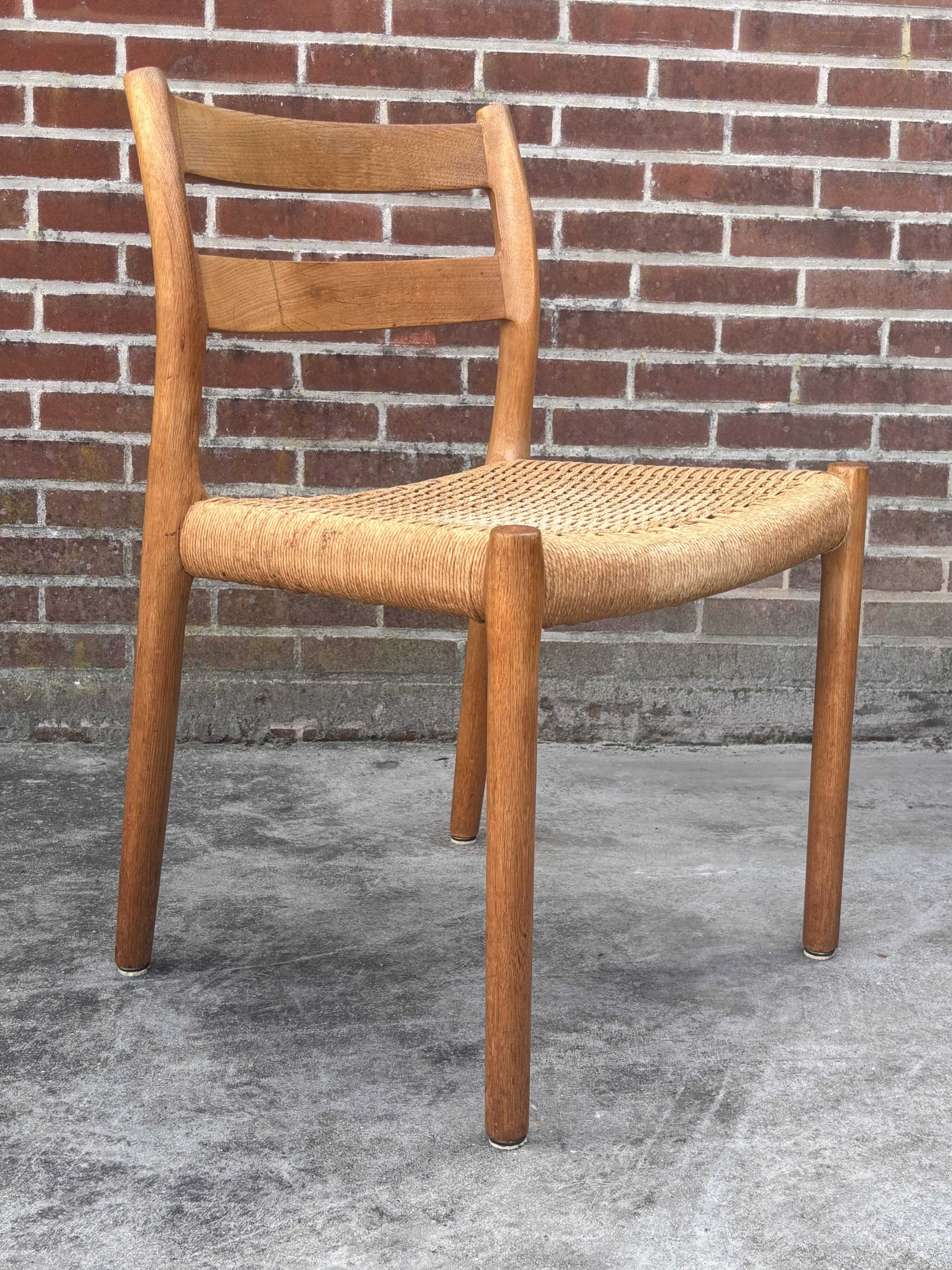 Mid Century Niels O Moller Chair model 84 Danish Design