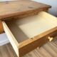 Farmhouse table with 2 large drawers