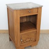 Marble bedside table