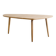 Vintage Danish Mid century Wooden Oval coffee table in Plain Oak, 1950s