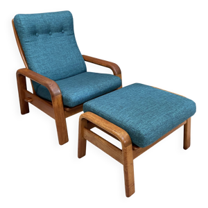 Chaise haute en teck
