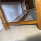 Solid oak farmhouse table