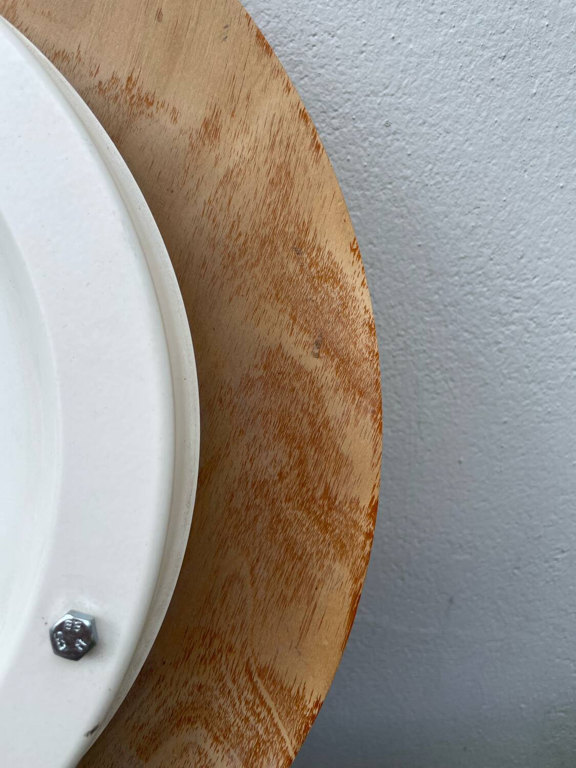 Vintage IKEA wooden ceiling light