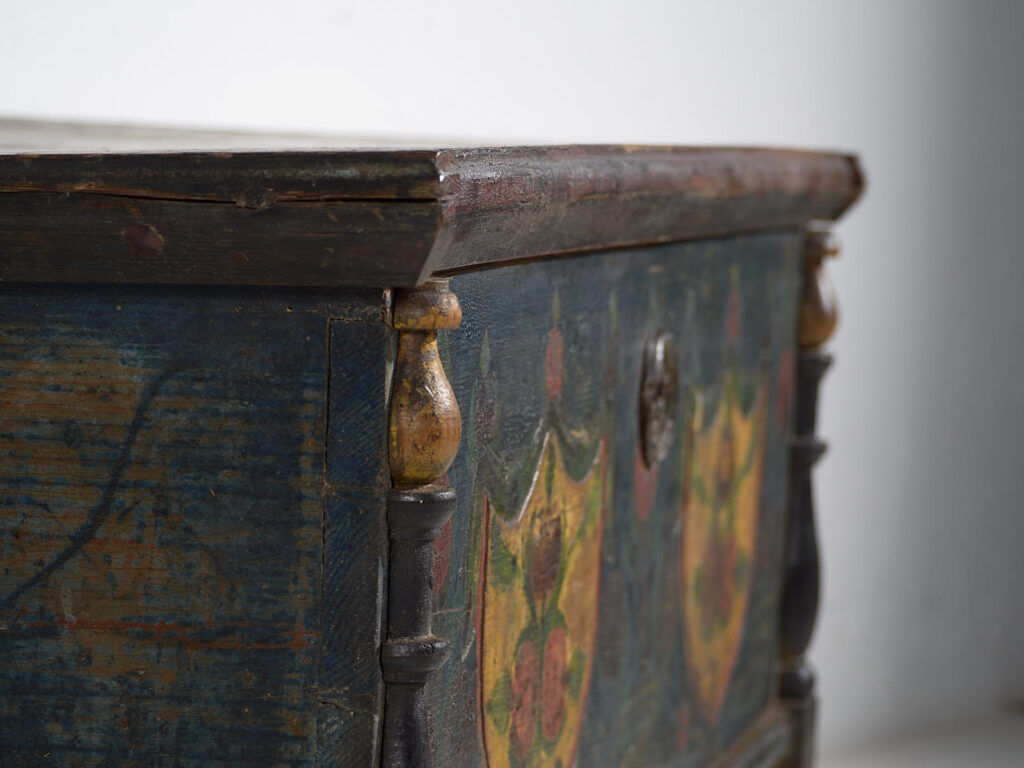 Old hand-painted mallet – Central Europe (circa 1850)