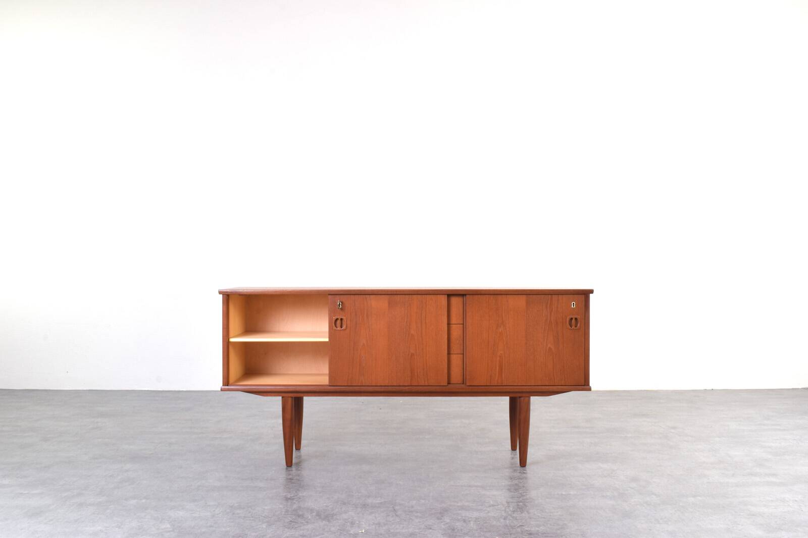 Mid-Century Danish Teak Sideboard, 1960s.