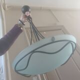 Frosted glass pendant light Maison Delmas