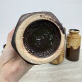 Set of 5 Scheurich West Germany ceramic vases , 1970s