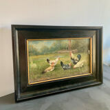 Antique oil painting, 1900