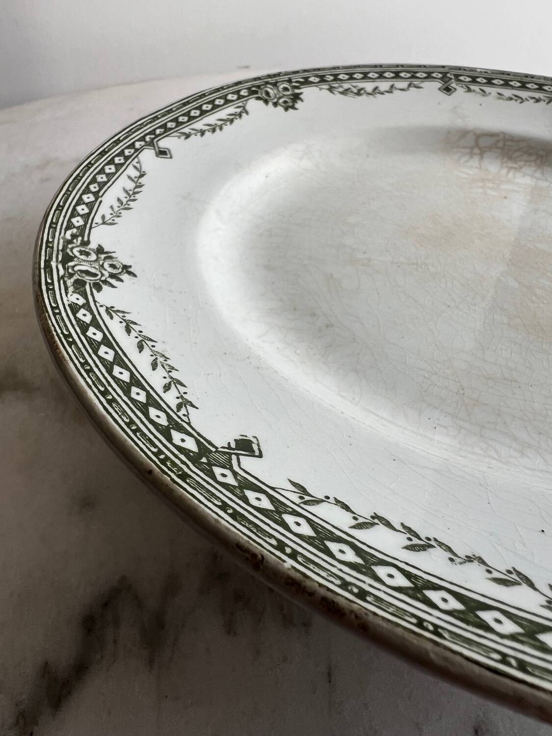 Turgot low iron earthenware compote dish